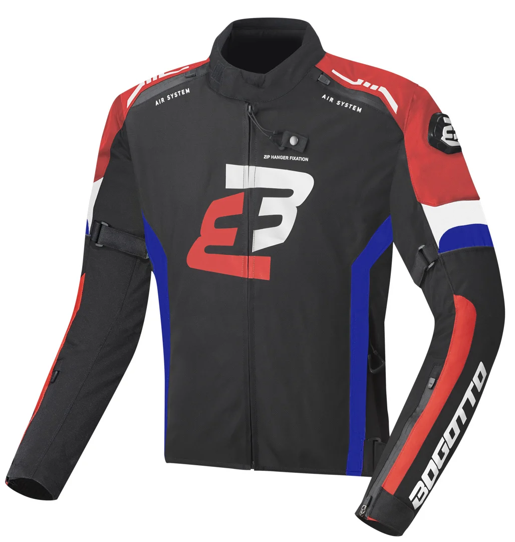 Bogotto GPX waterproof Motorcycle Textile Jacket black/red/blue