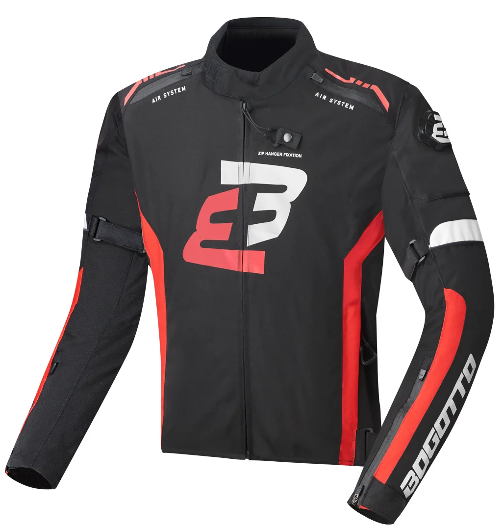 Bogotto GPX waterproof Motorcycle Textile Jacket black/red