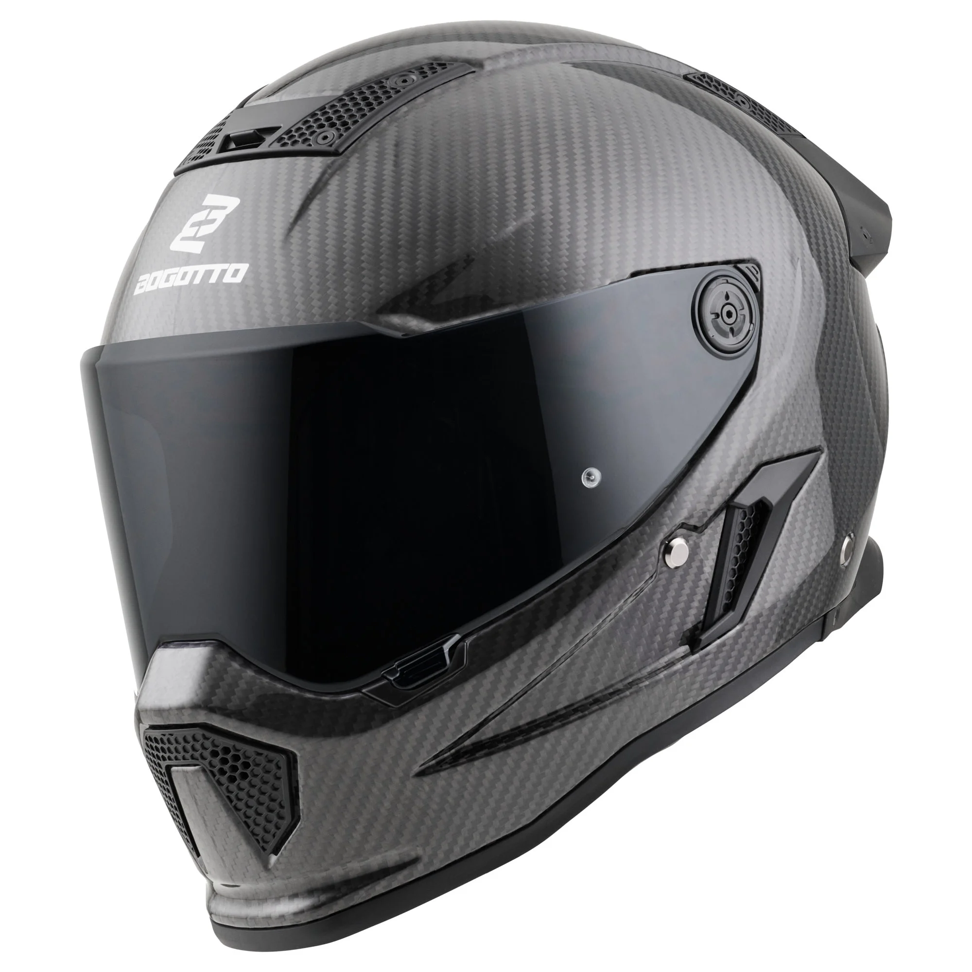 Bogotto Rapto Carbon Helmet black