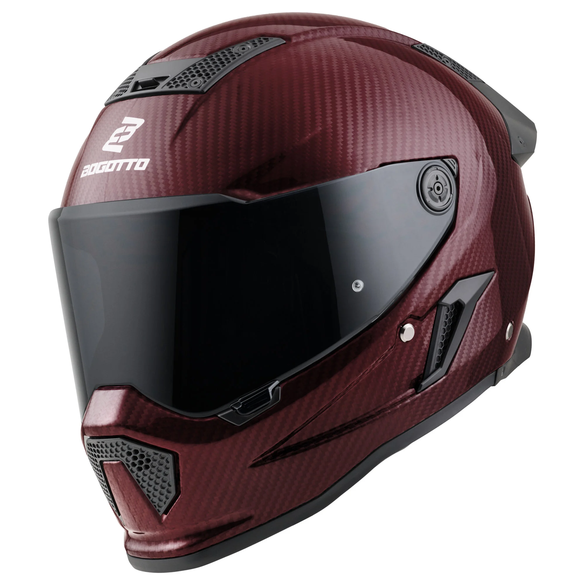 Bogotto Rapto Carbon Helmet red