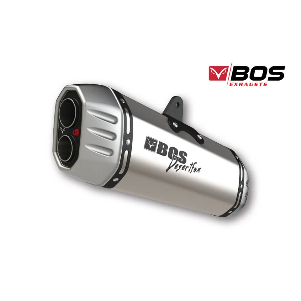 BOS Endschalldämpfer Desert Fox, R 1200 GS, 13-16 (Euro3)