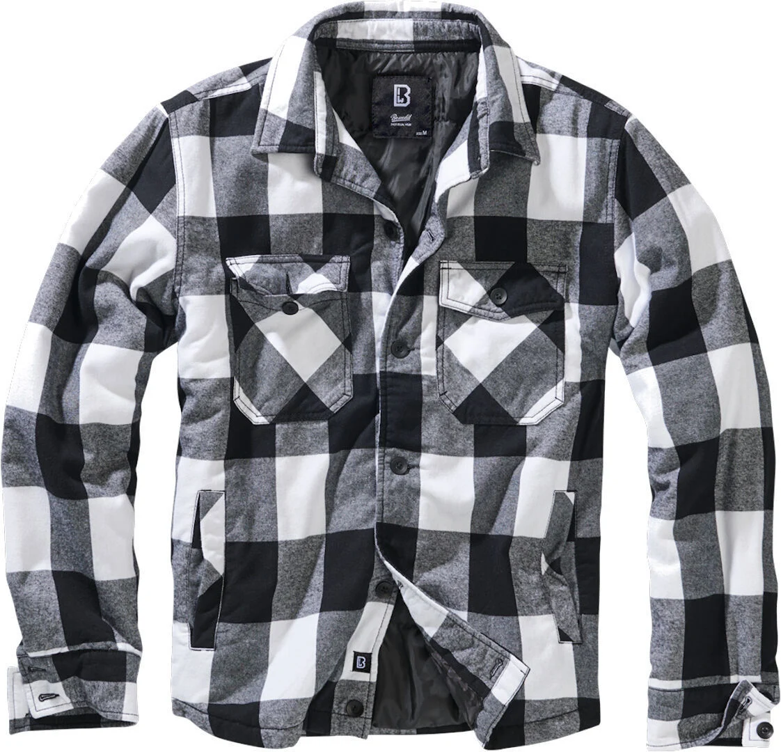 Brandit Lumber Jacket white/black