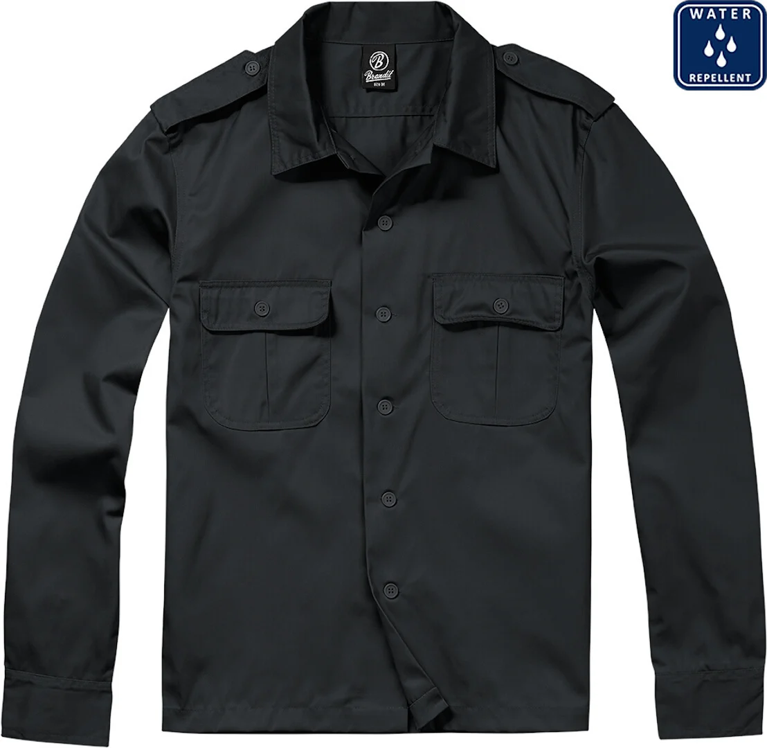 Brandit US longsleeve Shirt black