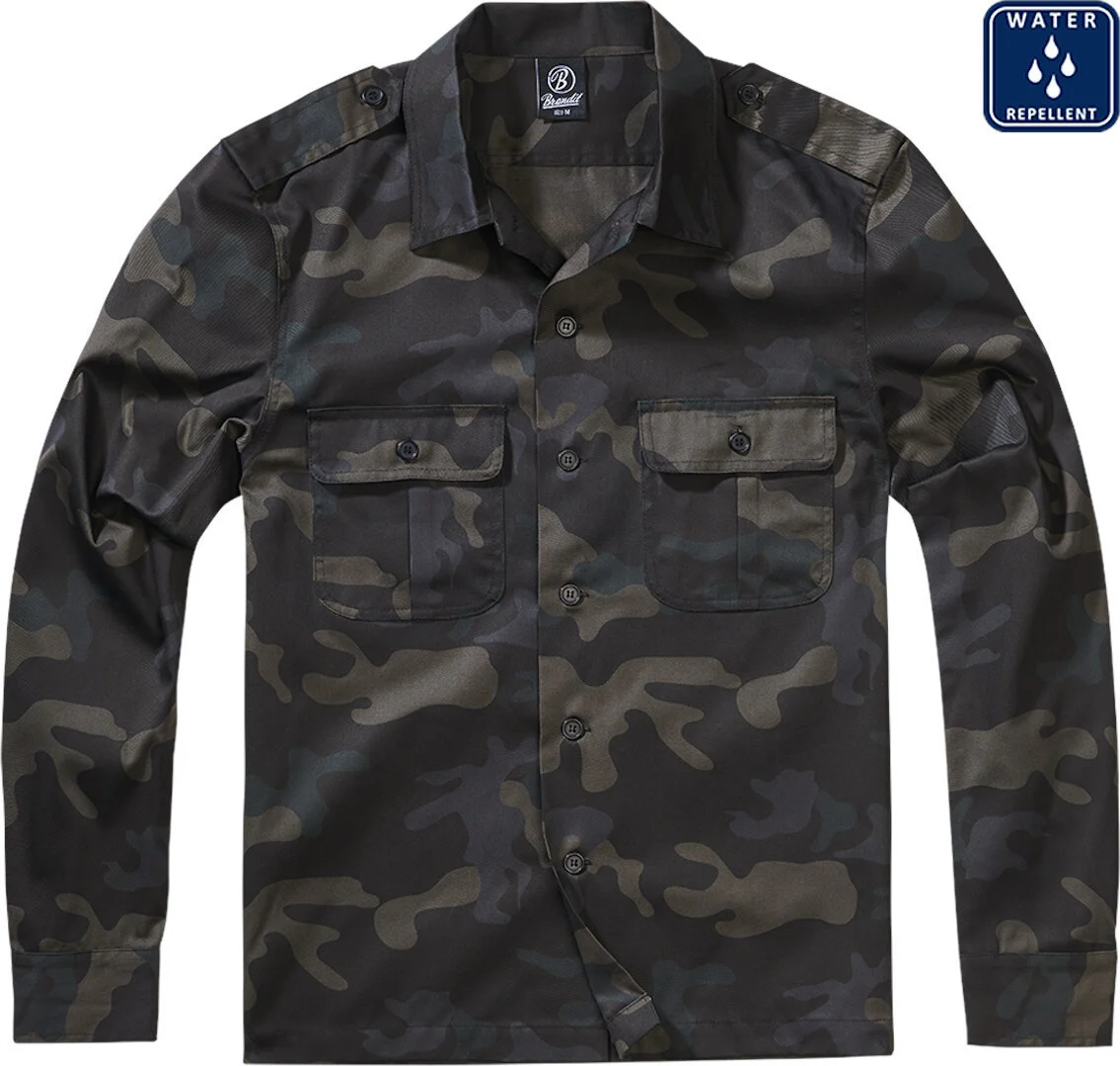 Brandit US longsleeve Shirt Dark Camouflage