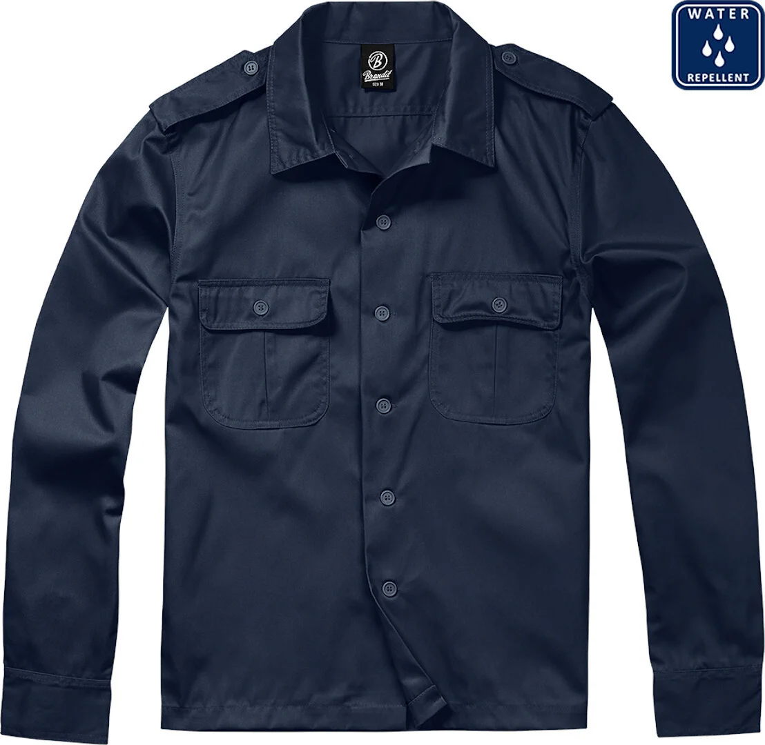 Brandit US longsleeve Shirt navy blue