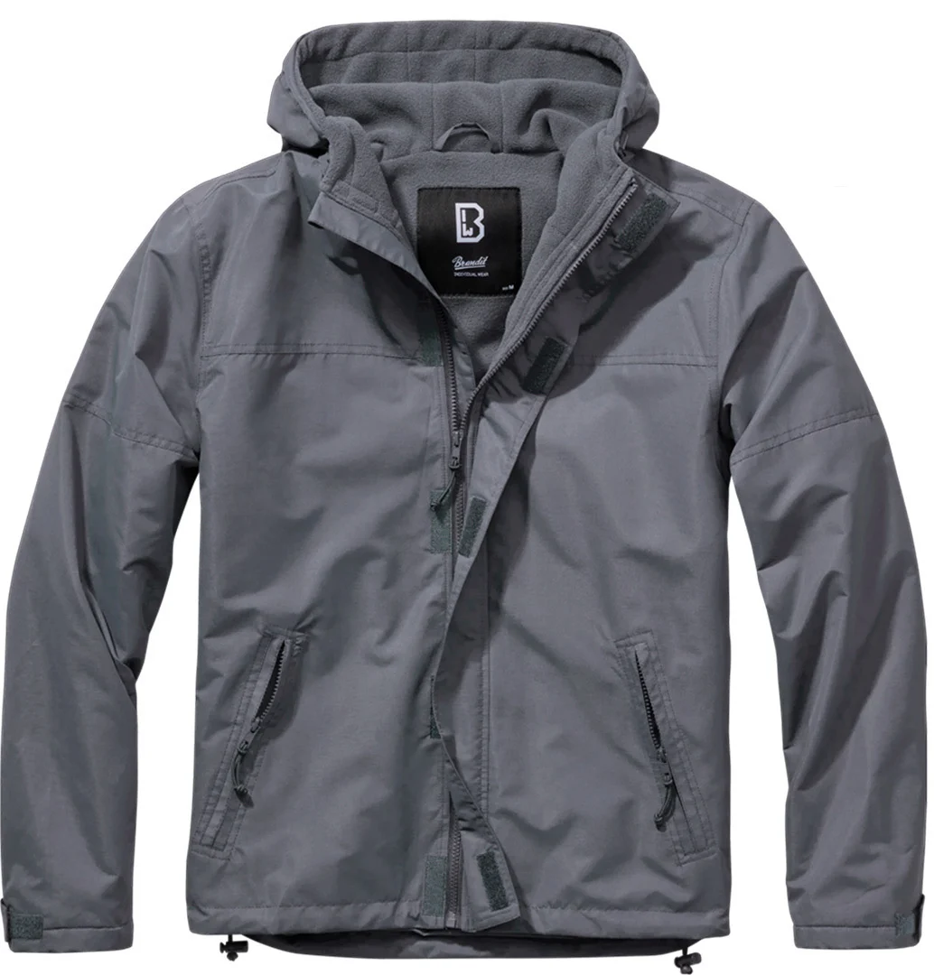 Brandit Windbreaker Frontzip Jacket anthracite