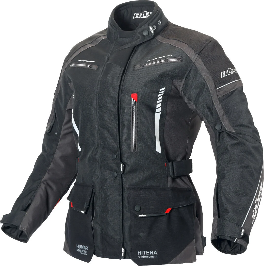 Büse Torino II Ladies Motorcycle Textile Jacket black/anthracite