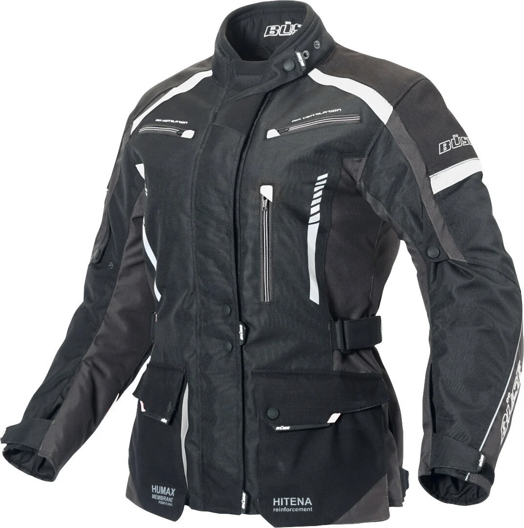 Büse Torino II Ladies Motorcycle Textile Jacket black/white