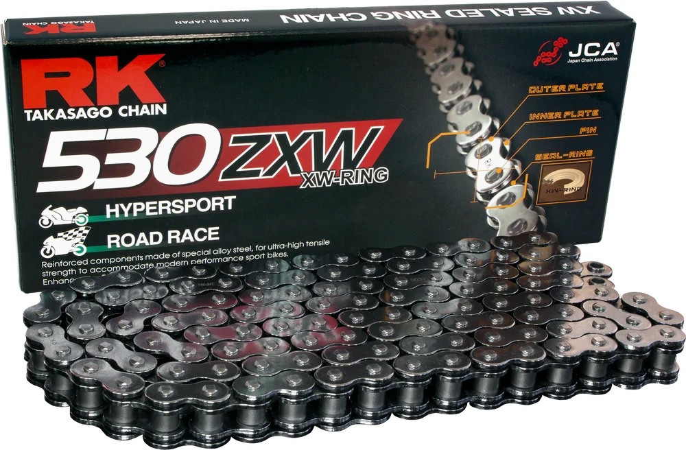RK Excel CC530ZXW Drive Chain - Chrome - 530 X 120