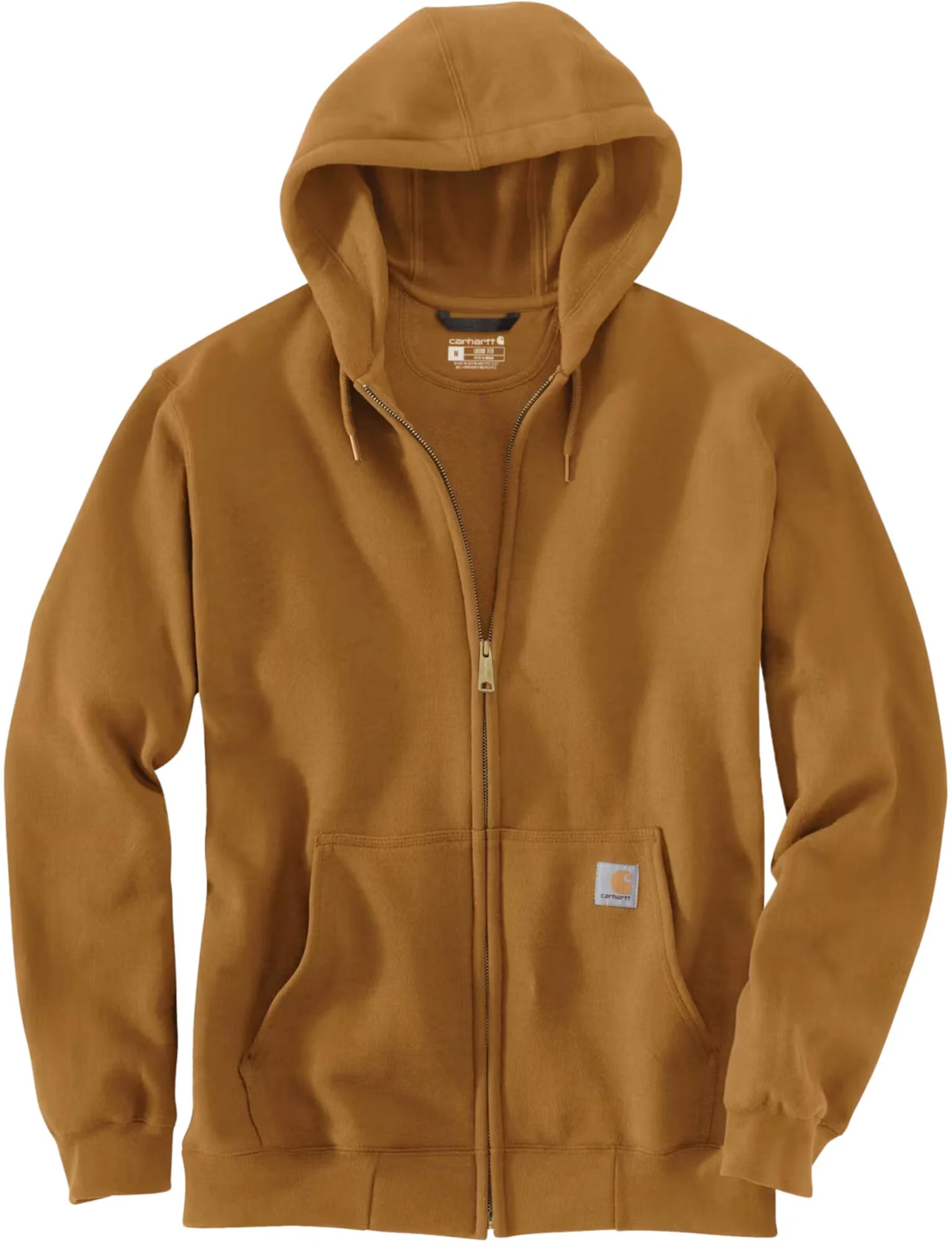 Carhartt Midweight Zip Hoodie brown