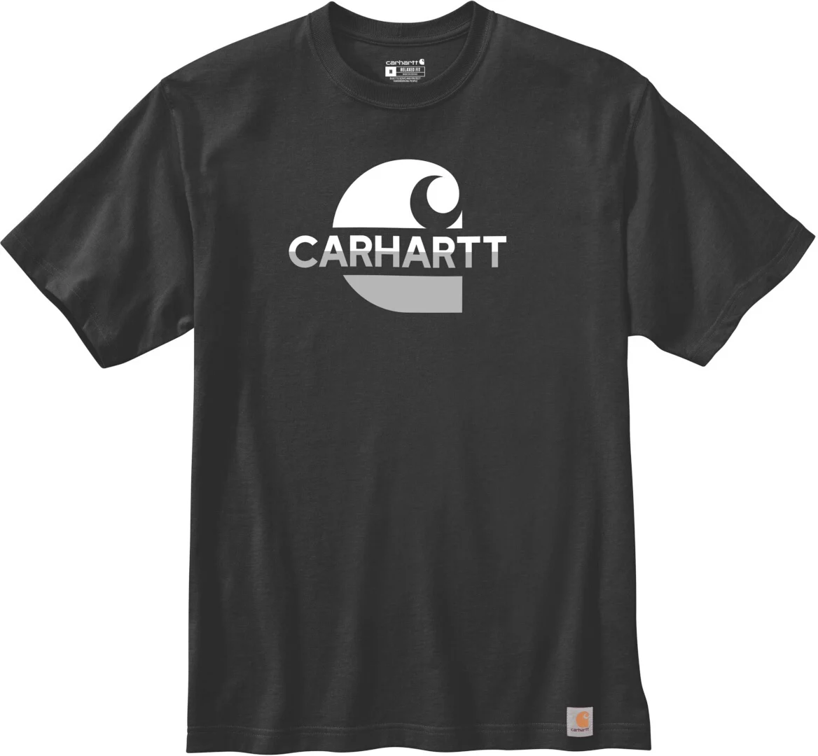 Carhartt Relaxed Fit Heavyweight C Graphic T-Shirt black/white