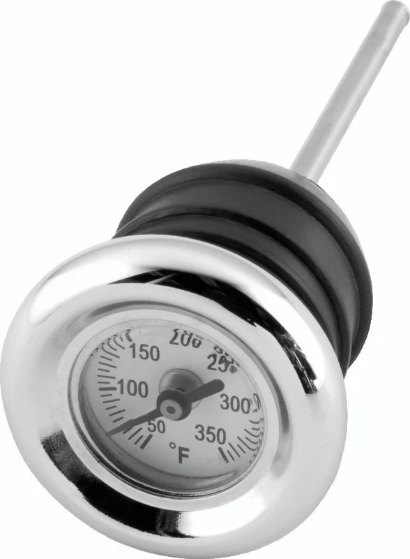 Bikers Choice 84-99 Softail 82-03 XL Chrome Oil Tank Temp Gauge Replaces H-D 62688-87T 62667-87T - 490568
