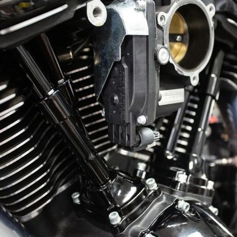 S&S Cycle 2017+ M8 Models Quickee Pushrods w/ Gloss Black Covers - 930-0137