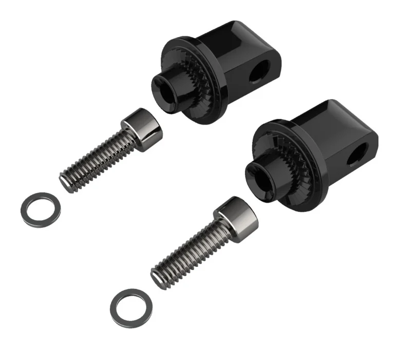 Ciro Passenger Foot Peg Adapters For Indian Touring 2014-2026