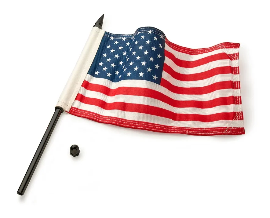 Ciro Standard Flag Pole With American Flag