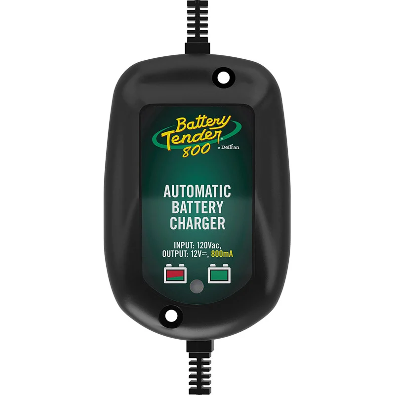 Battery Tender 12V 800mA Weatherproof Battery Charger - 022-0150-DL-WH