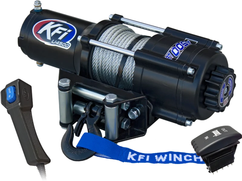 KFI 4500 lb Winch with Steel Cable - U45-R2