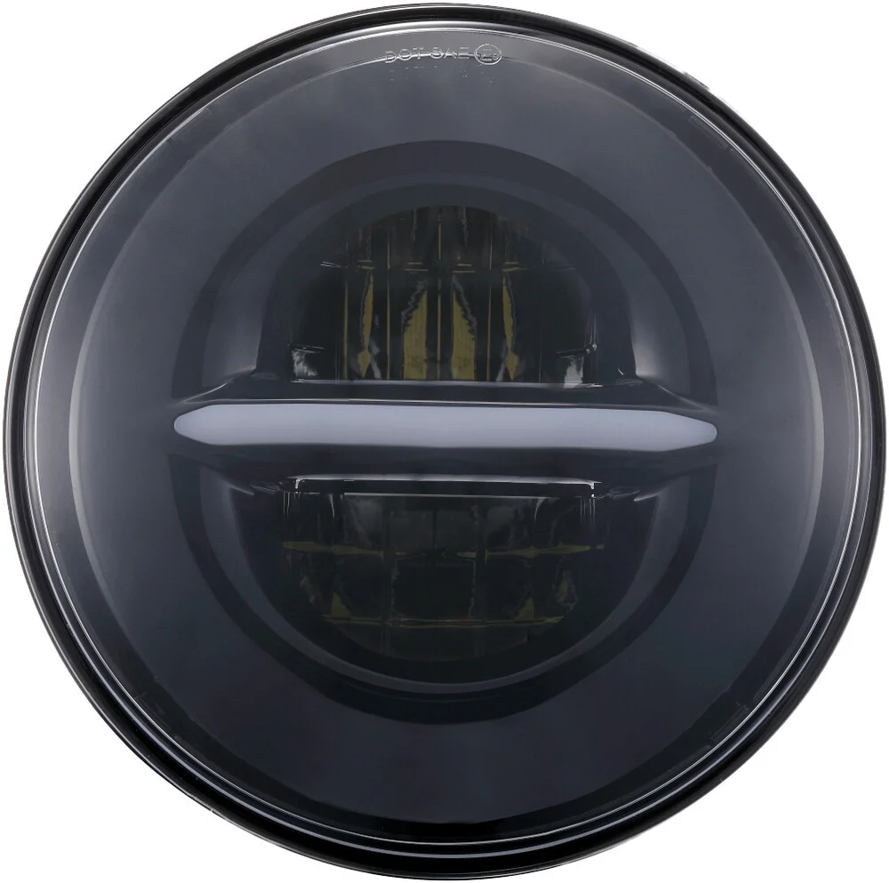 Pathfinder LED Classic Led Headlight - 7in w/ Daytime Running Lights