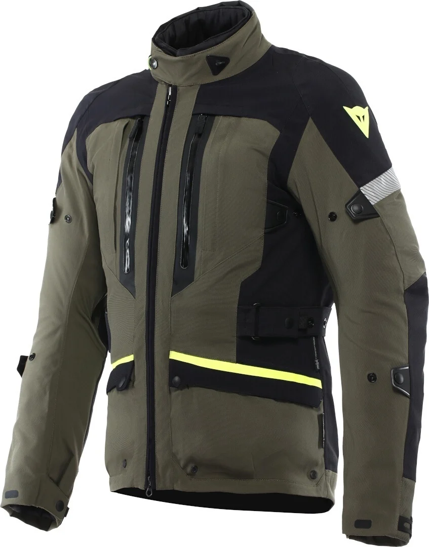 Dainese Mangen Absoluteshell Pro waterproof Motorcycle Textile Jacket olive