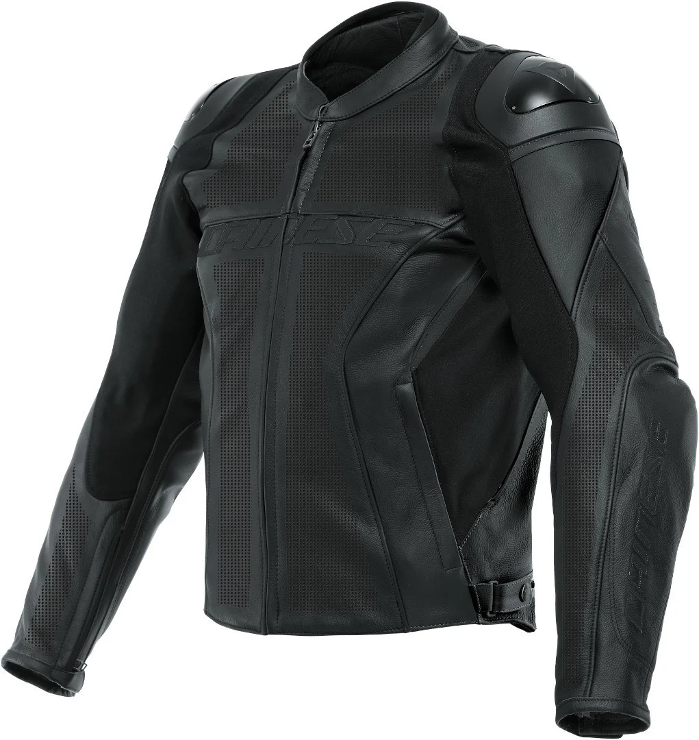 Dainese Racing 4 Perforated Motorcycle Leather Jacket black