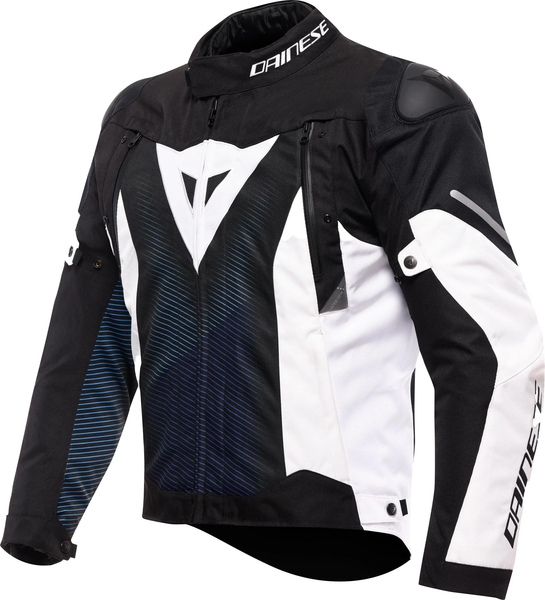 Dainese Super Sprint D-Dry waterproof Motorcycle Jacket black/blue/white
