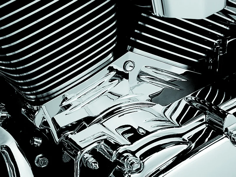 Kuryakyn Twin Cam Cylinder Base Cover 99-06 Chrome - 8143
