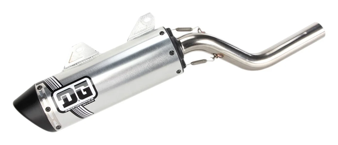 DG Performance V2 Slip-On Exhaust Kawasaki KLR 650 1987-2018