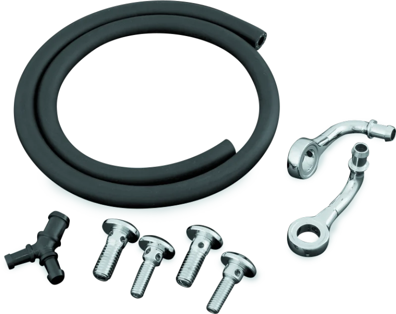 Kuryakyn Bluegrass Breather Kits 93-06 with CV Carb, 01-17 Delphi(ex. 08-17 Touring) - 9932