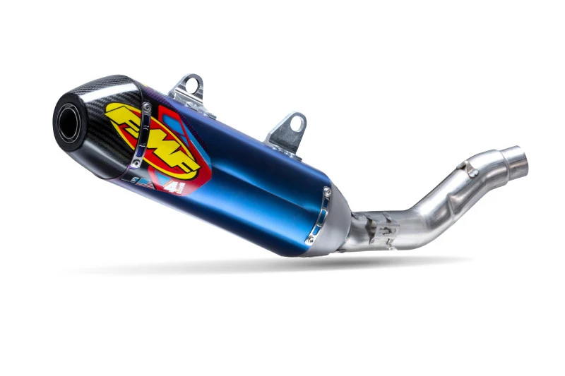 FMF Racing KTM 250-450SXF 15-18 FE/XCF 16-18/ HQV FX250-450-501 16-18 SS 4.1 RCT SO w/CRBNCAP - 045594
