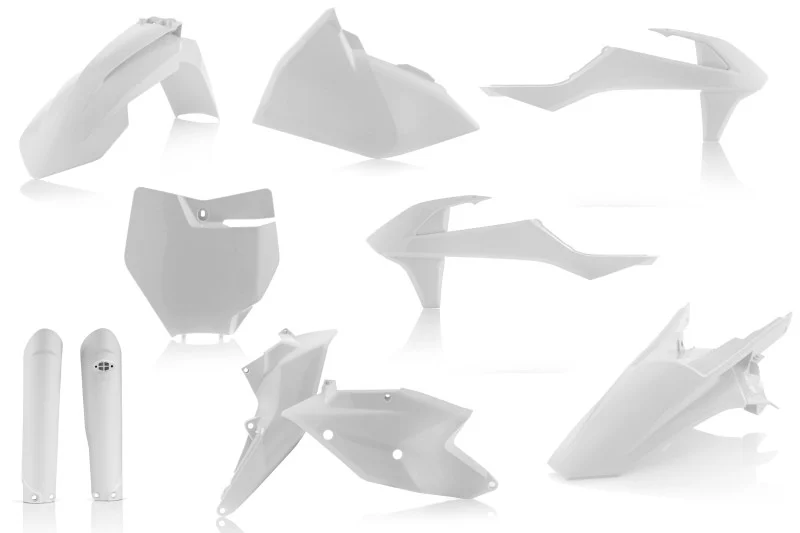 Acerbis 16-18 KTM 125-450 SX/ SX-F/ XC-F /XC Full Plastic Kit - White - 2421060002