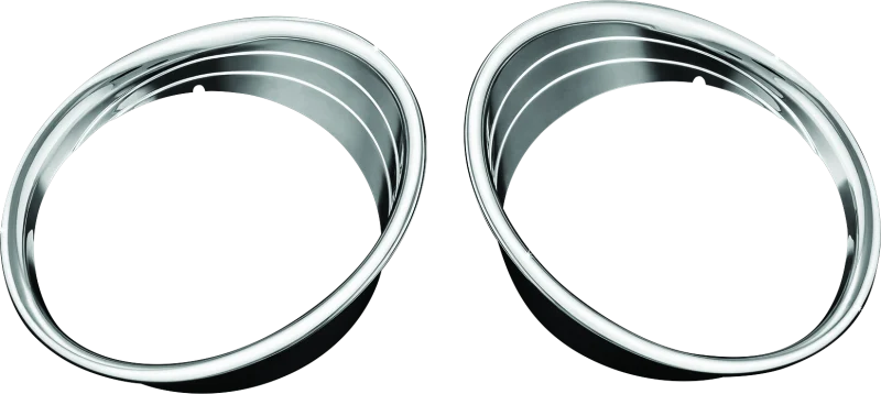 Kuryakyn Driving Light Bezels Indian Chrome - 5622