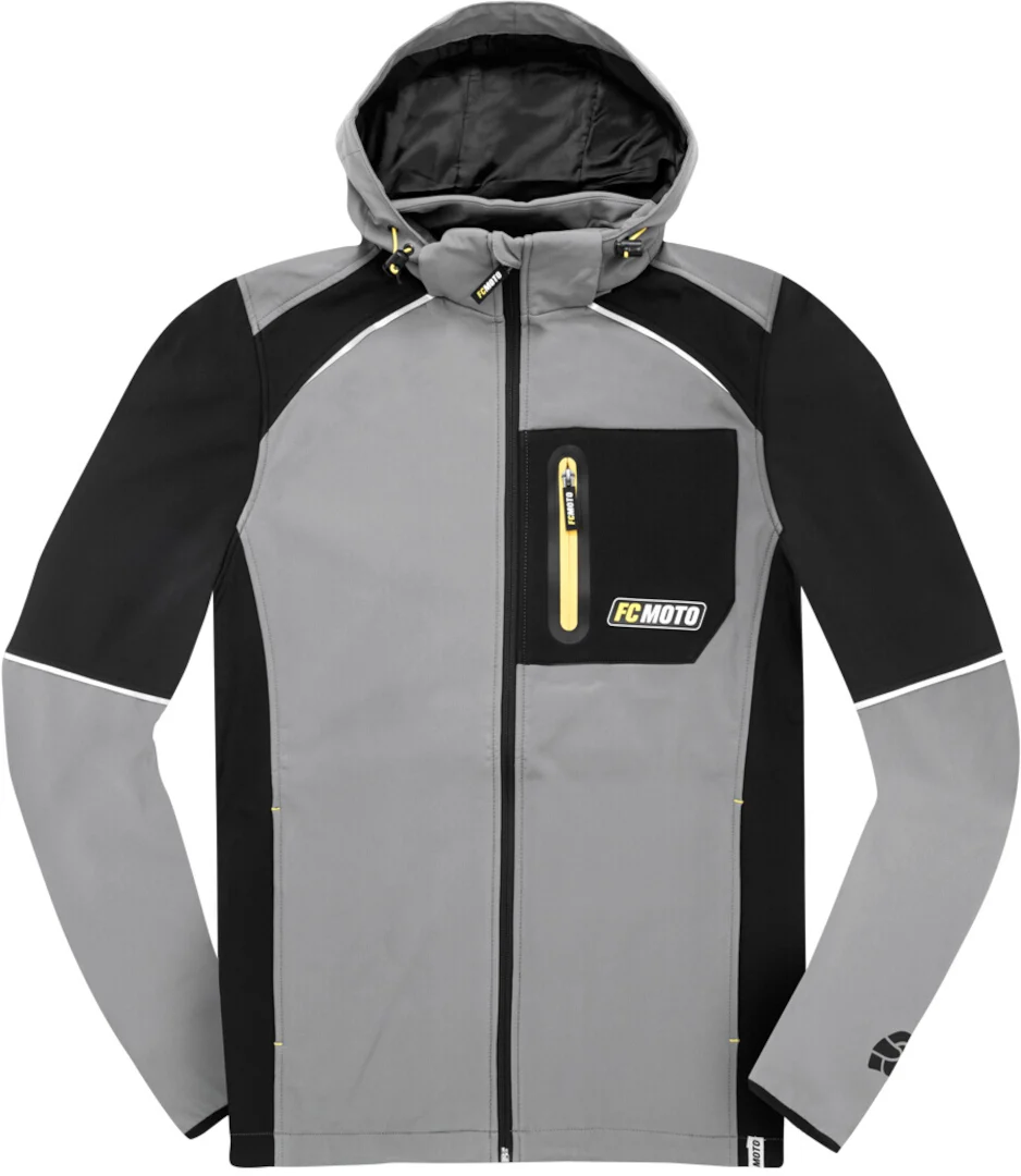 FC-Moto FCM-SSJ Softshell Jacket grey/black