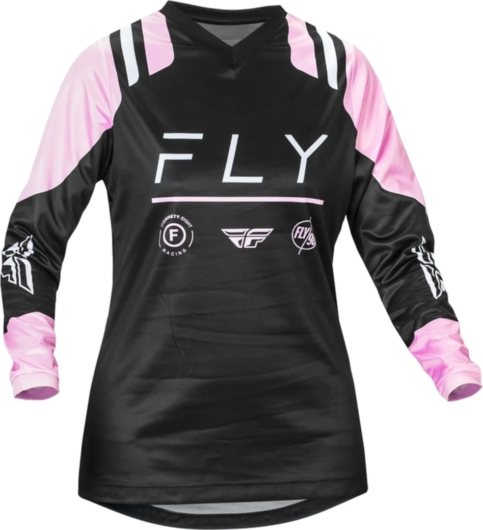 Fly Racing F-16 Ladies Motocross Jersey black/grey/pink