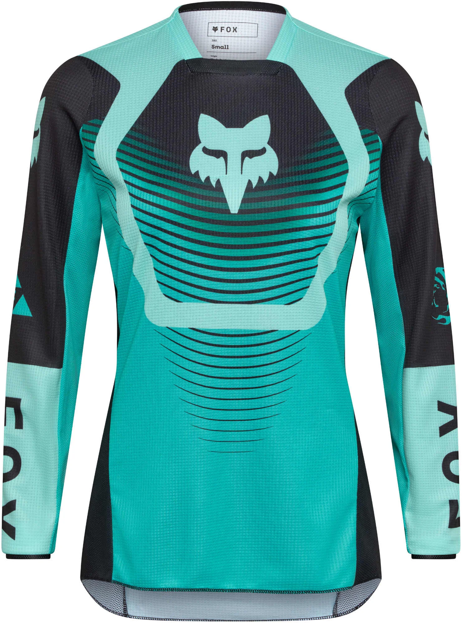 FOX 180 Collect Ladies Motocross Jersey black/turquoise