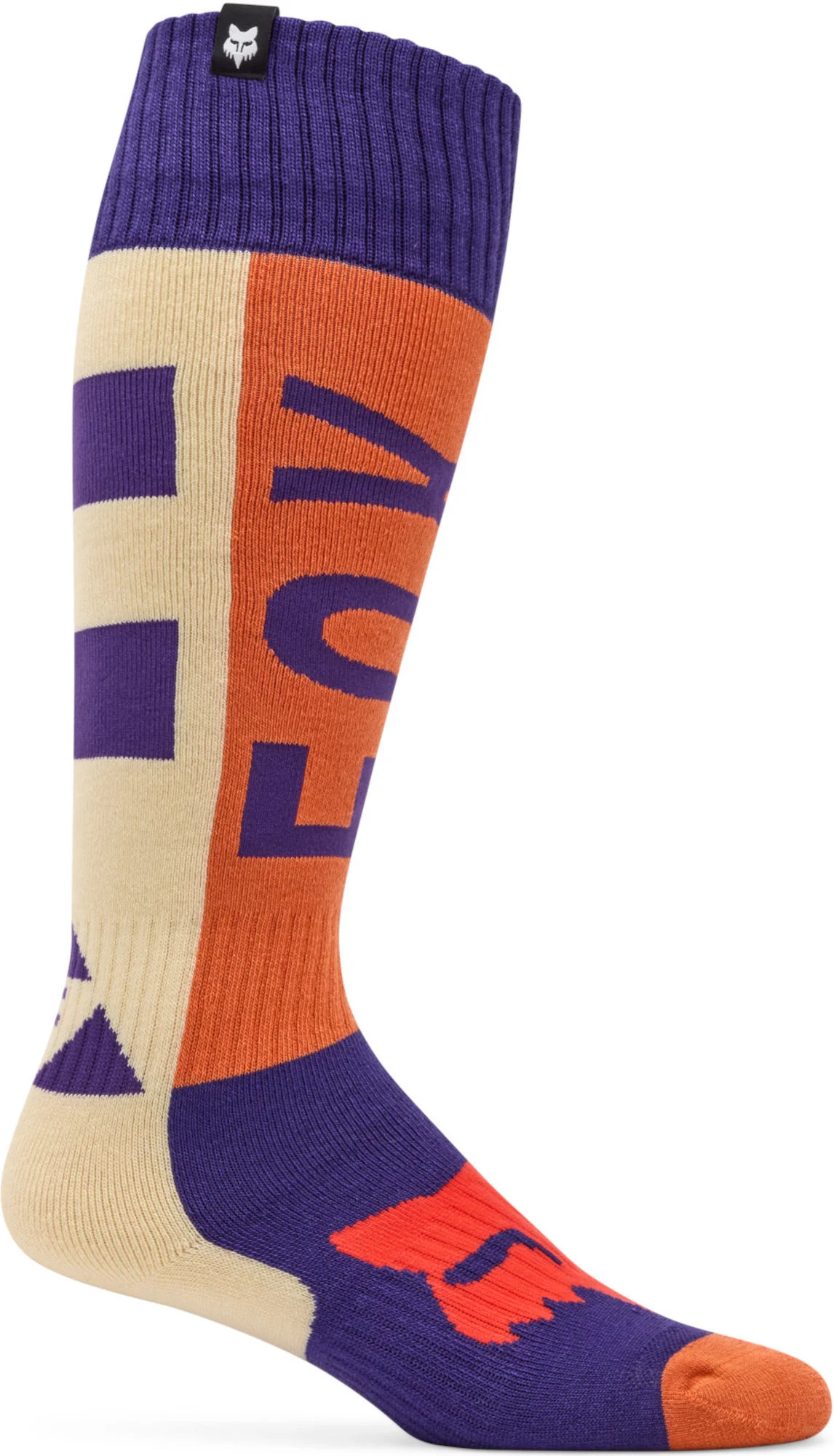 FOX 180 Collect Ladies Motocross Socks beige/orange
