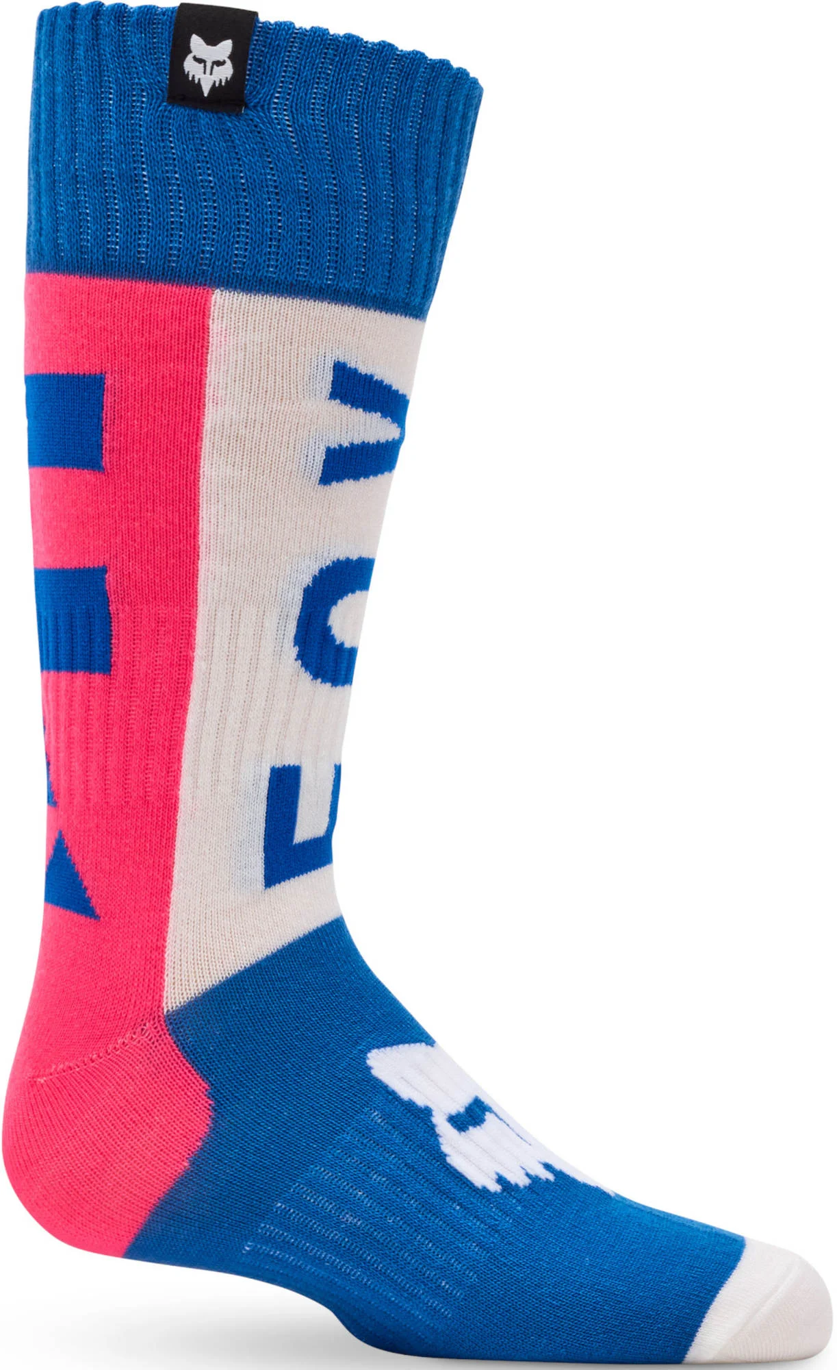 FOX 180 Collect Youth Motocross Socks blue/pink