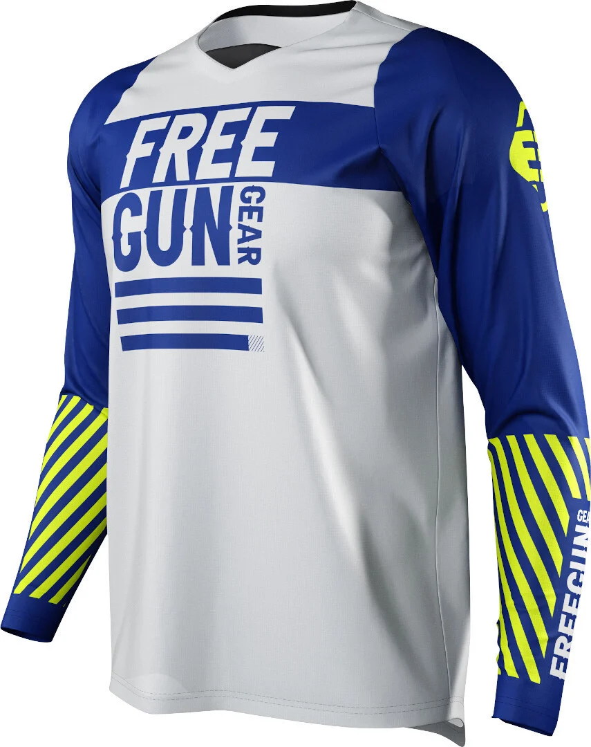 Freegun Devo Danger Motocross Jersey  blue/white