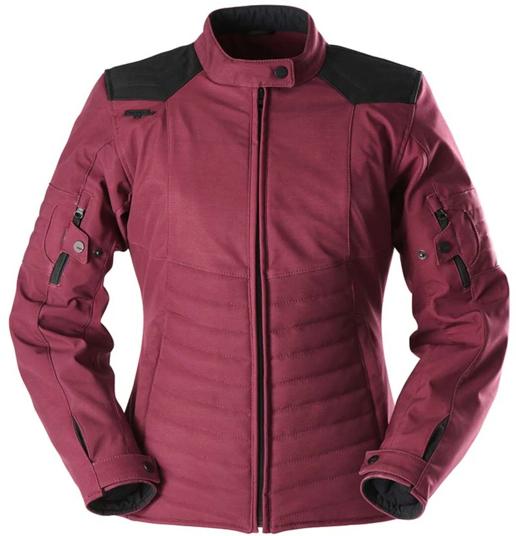 Furygan Ice Track Ladies Motorcycle Textile Jacket burgundy red