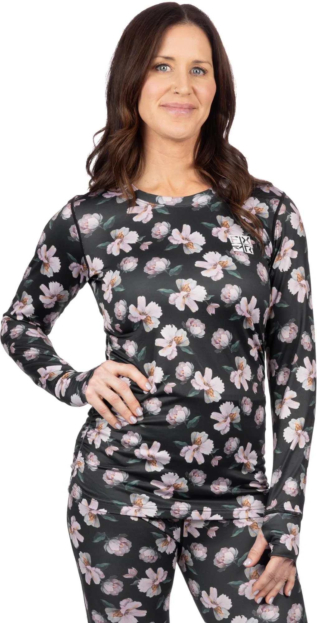 FXR Atmosphere Ladies Functional Shirt black/pink