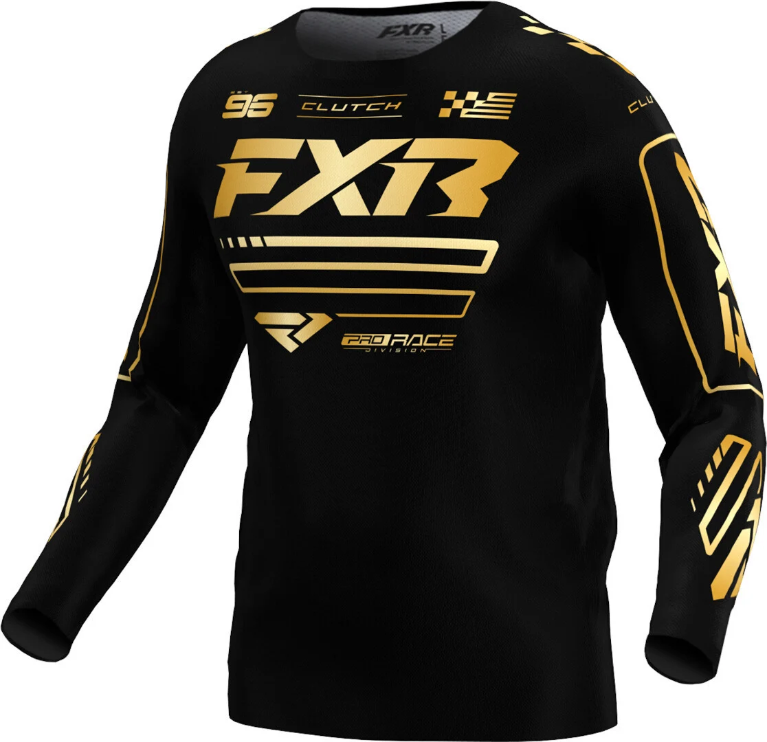 FXR Clutch 2025 Motocross Jersey black/gold