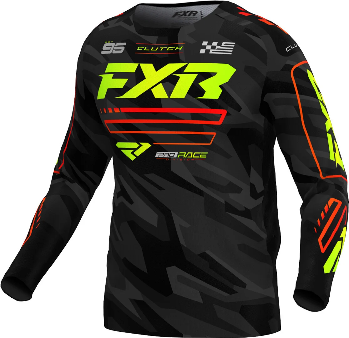 FXR Clutch 2025 Motocross Jersey black/green