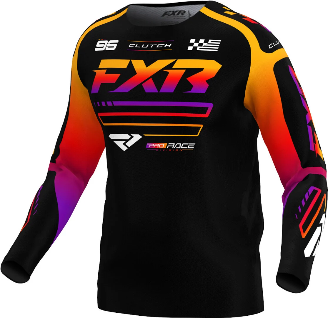 FXR Clutch 2025 Motocross Jersey orange/purple