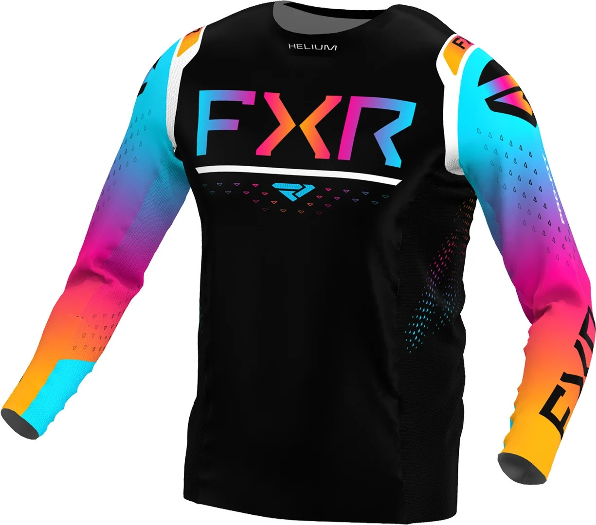 FXR Helium 2023 Motocross Jersey black/multicoloured