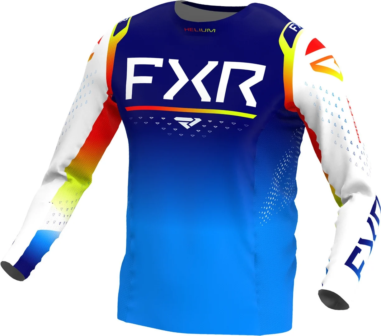 FXR Helium 2023 Motocross Jersey blue/white