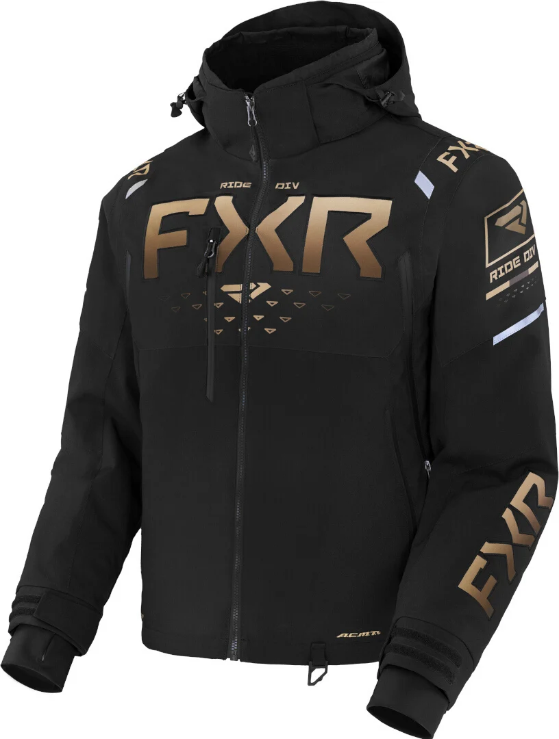 FXR Helium X 2-in-1 2023 Snowmobile Jacket black/brown