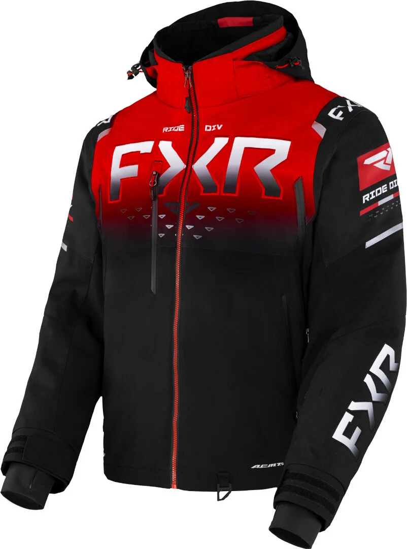 FXR Helium X 2-in-1 2023 Snowmobile Jacket black/red
