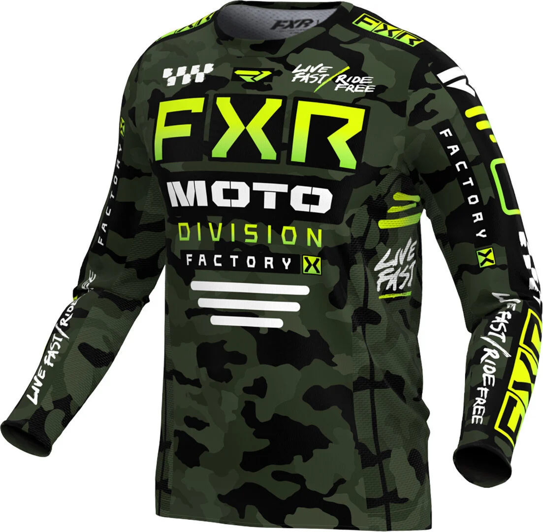 FXR Podium Gladiator 2024 Motocross Jersey camouflage