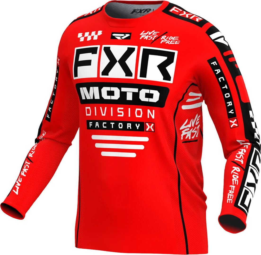 FXR Podium Gladiator 2024 Motocross Jersey red/black/white