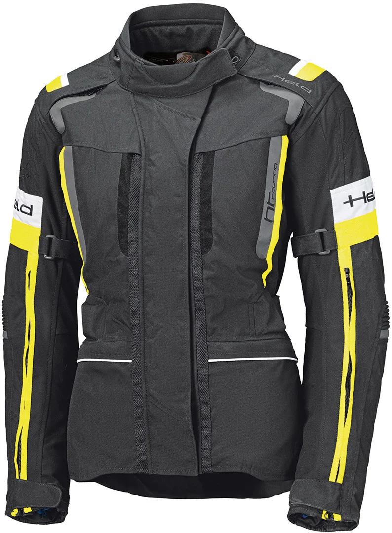 Held 4-Touring II waterproof Ladies Motorcycle Textile Jacket black/yellow