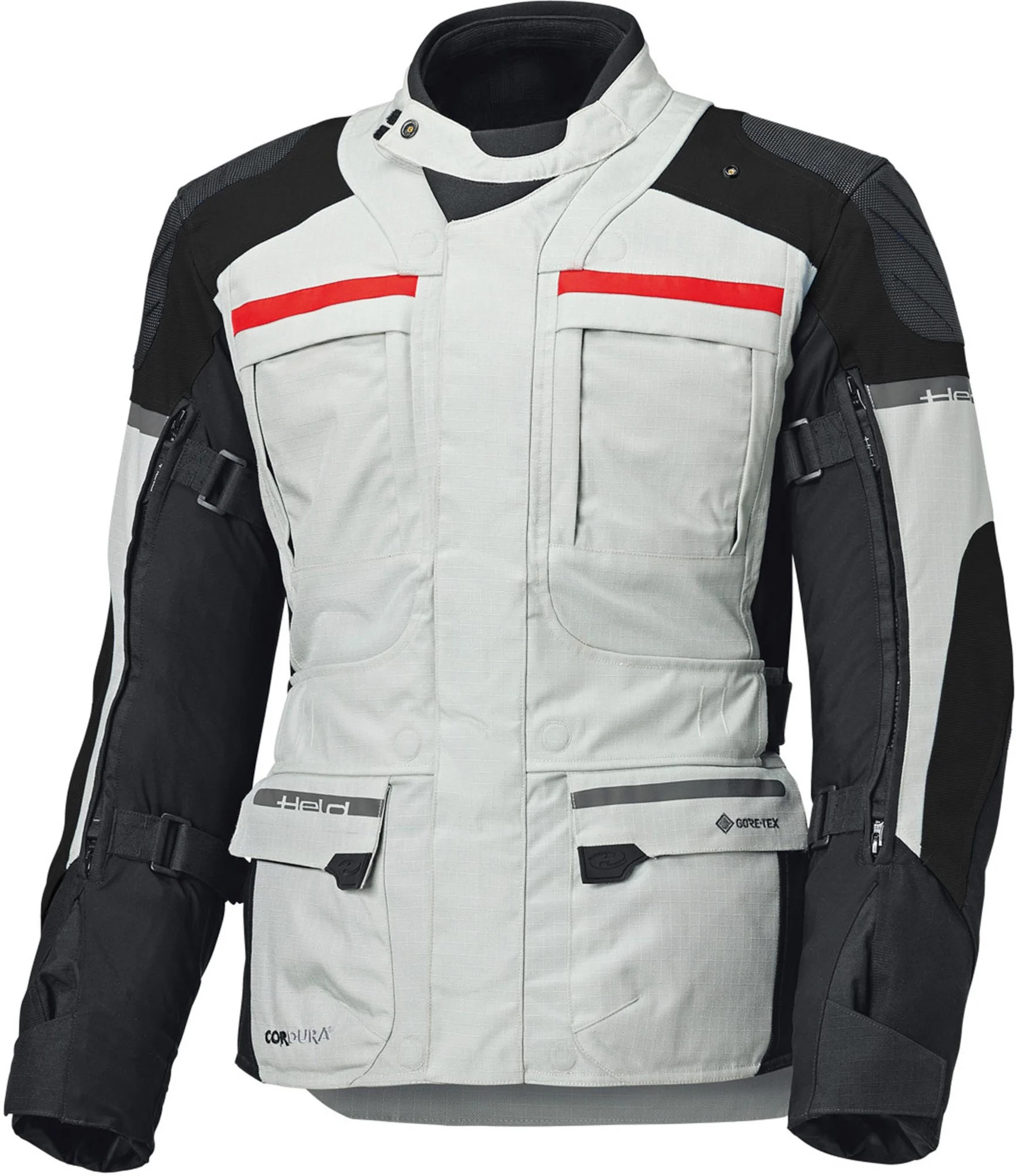 Held Carese 3 Adventure Motorcycle Textile Jacket grey/black